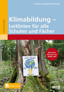 Das Bild zeigt das Cover des Buchs Klimabildung-Leitlinien für alle Schulen und Fächer