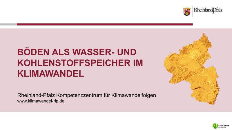 Titelbild des Videos "Böden als Wasser- und Kohlenstoffspeicher im Klimawandel"