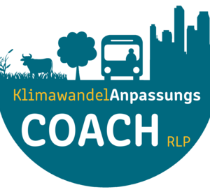 Logo des Projekts KimawandelAnpassungsCOACH RLP