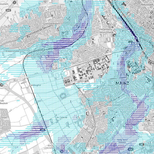 Update der Kaltluftinformationen in den Kartenwerken Klimaanpassung Update der Kaltluftinformationen in den Kartenwerken Klimaanpassung