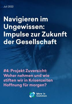 Das Bild zeigt das Titelblatt von "Navigieren im Ungewissen"