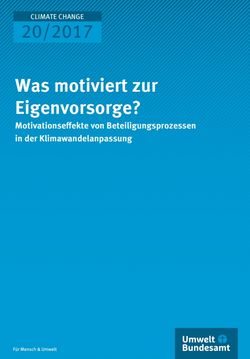 Das Bild zeigt das Titelblatt der Studie "Was motiviert zur Eigenvorsorge"