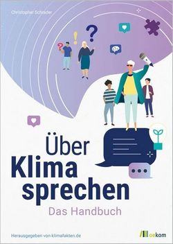 Das Bild zeit das Buchcover des Buchs "Über Klima sprechen"