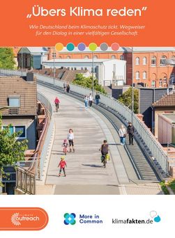 Das Bild zeigt das Buchcover des Buchs "Übers Klima reden"
