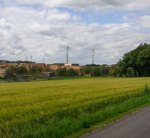 Das Bild zeigt die Entwicklungsfläche für das nachhaltige Gewerbegebiet.