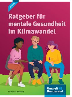 das Bild zeigt das Titelblatt des Ratgebers für mentale Gesundheit im Klimawandel